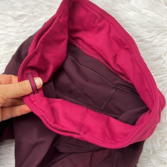 Lululemon Illumina Crop Bordeaux Drama / Bumble Berry - Picture 5 of 7